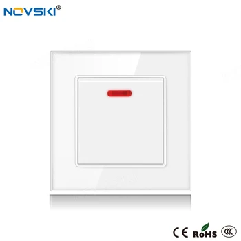 NOVSKI 20A Electrical Switch with LED Indicator, 20A Large Power On / Off Switch for Air Conditioner
NOVSKI 20A Electrical Switch with LED Indicator, 20A Large Power On / Off Switch for Air Conditioner