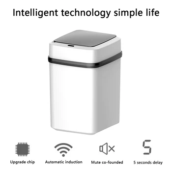 10L Automatic Intelligent Sensor Smart Trash Can Dustbin Lid Motion Detector Energy-Saving Battery Style Smart Kitchen Trash Can
10L Automatic Intelligent Sensor Smart Trash Can Dustbin Lid Motion Detector Energy-Saving Battery Style Smart Kitchen Trash Can
