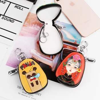 1Pcs Women for Car Key Chains high-capacity Cartoon Pattern PU Leather Multifunction Key Wallets Zipper Key Holder Korean Style
1Pcs Women for Car Key Chains high-capacity Cartoon Pattern PU Leather Multifunction Key Wallets Zipper Key Holder Korean Style