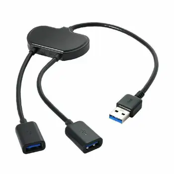 5Gbps USB 3.0 A Male to Dual Ports Hub Cable Splitter F Laptop Notebook PC Mouse
5Gbps USB 3.0 A Male to Dual Ports Hub Cable Splitter F Laptop Notebook PC Mouse