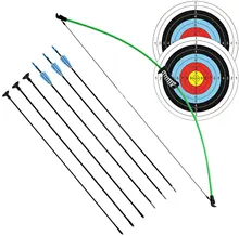 37Inch Archery Bow and Arrow Set Start Recurve Bow Hunting Toy Gift Bow Kit Set with 6 Arrows 18Lb for Kids Children Teens Youth 
37Inch Archery Bow and Arrow Set Start Recurve Bow Hunting Toy Gift Bow Kit Set with 6 Arrows 18Lb for Kids Children Teens Youth