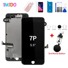 Écran tactile LCD OEM de remplacement, avec bouton d'accueil, pour iPhone 7 8 Plus 7P, Grade AAA +++=