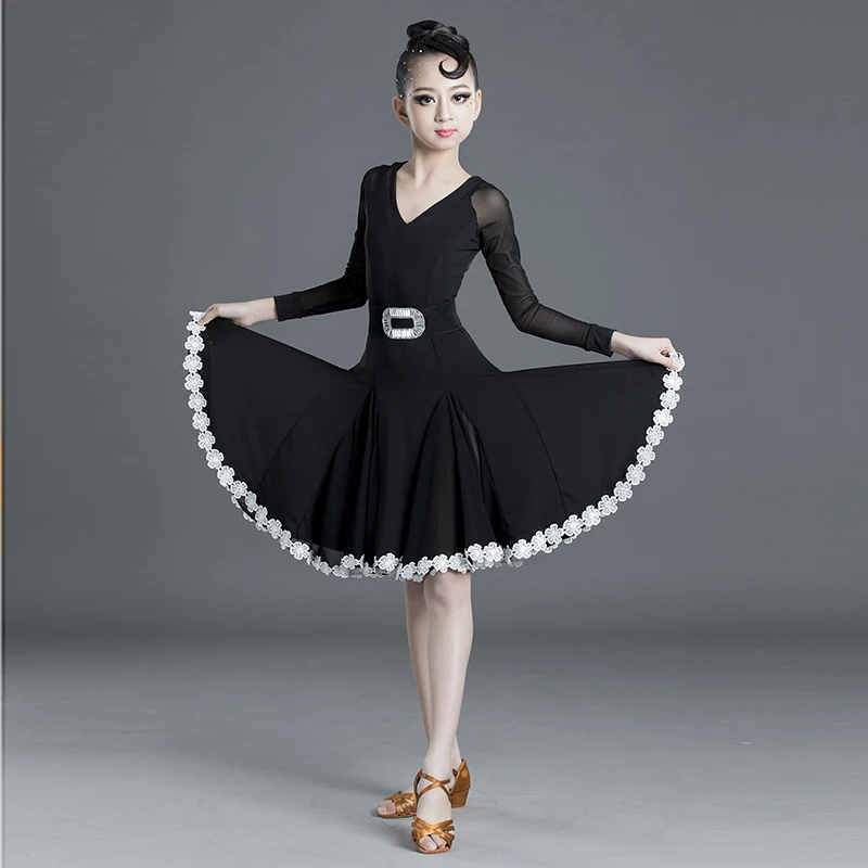 New Latin Dance Dress For Girls Children Salsa Tango Ballroom Dancing Dress Competition Costumes Kids Practice Dance Clothing
New Latin Dance Dress For Girls Children Salsa Tango Ballroom Dancing Dress Competition Costumes Kids Practice Dance Clothing