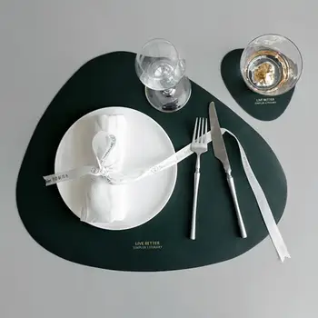 2pc/set Tablecloth Table Mat PU Leather Pad Waterproof Thermal Insulation Non-slip Soft Tablecloth Black Brown Washable Coasters
2pc/set Tablecloth Table Mat PU Leather Pad Waterproof Thermal Insulation Non-slip Soft Tablecloth Black Brown Washable Coasters