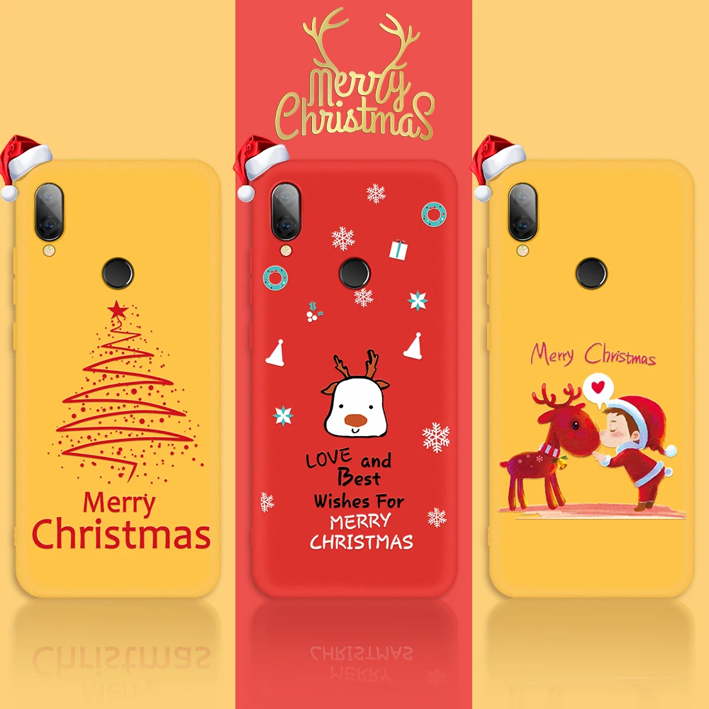 For Xiaomi Mi 9T Pro 8 9 SE Merry Christmas Case Redmi 7 K20 Note 6 New Year Santa Claus TPU Back Cover |