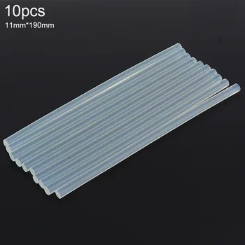 10pcs/lot 11mmx190mm Transparent Hot Melt Gun Glue Sticks Gun Adhesive DIY Tools for Hot-melt Glue Gun Repair Accessories 
10pcs/lot 11mmx190mm Transparent Hot Melt Gun Glue Sticks Gun Adhesive DIY Tools for Hot-melt Glue Gun Repair Accessories