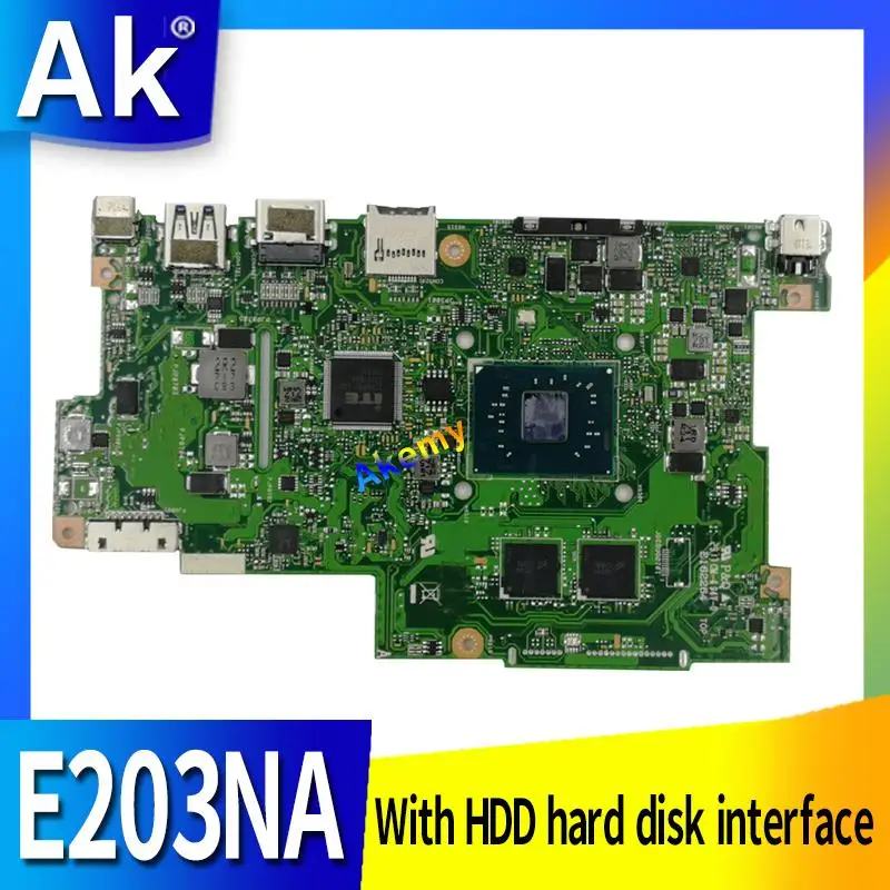 with 4G RAM + With HDD hard disk interface 4 cores CPU Laptop Motherboard For ASUS E203N E203NA Notebook mainboard test OK
with 4G RAM + With HDD hard disk interface 4 cores CPU Laptop Motherboard For ASUS E203N E203NA Notebook mainboard test OK