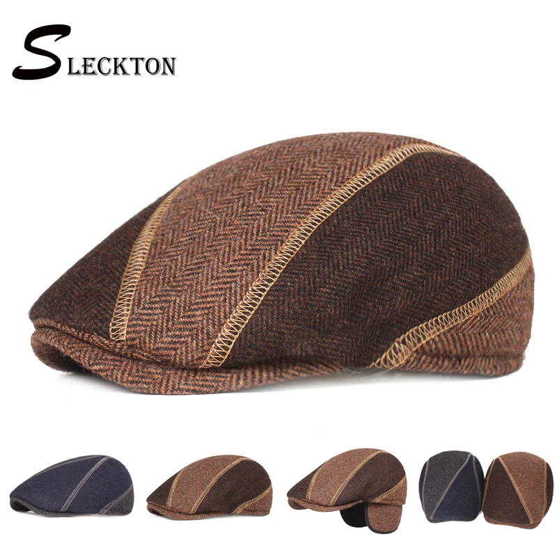 SLECKTON Tweed Newsboy Caps for Men Keep Warm Berets 2020 Men's Winter Ear Caps Retro Dad Hats Herringbone Cap Casquette Gorras
SLECKTON Tweed Newsboy Caps for Men Keep Warm Berets 2020 Men's Winter Ear Caps Retro Dad Hats Herringbone Cap Casquette Gorras