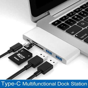 Hot selling TF SD Card Reader Dual 2 USB 3.0 Ports Type C 5 in 1 Combo Hub Adapter usb hub ноутбук планшет флешка Планшеты أجهزة
Hot selling TF SD Card Reader Dual 2 USB 3.0 Ports Type C 5 in 1 Combo Hub Adapter usb hub ноутбук планшет флешка Планшеты أجهزة
