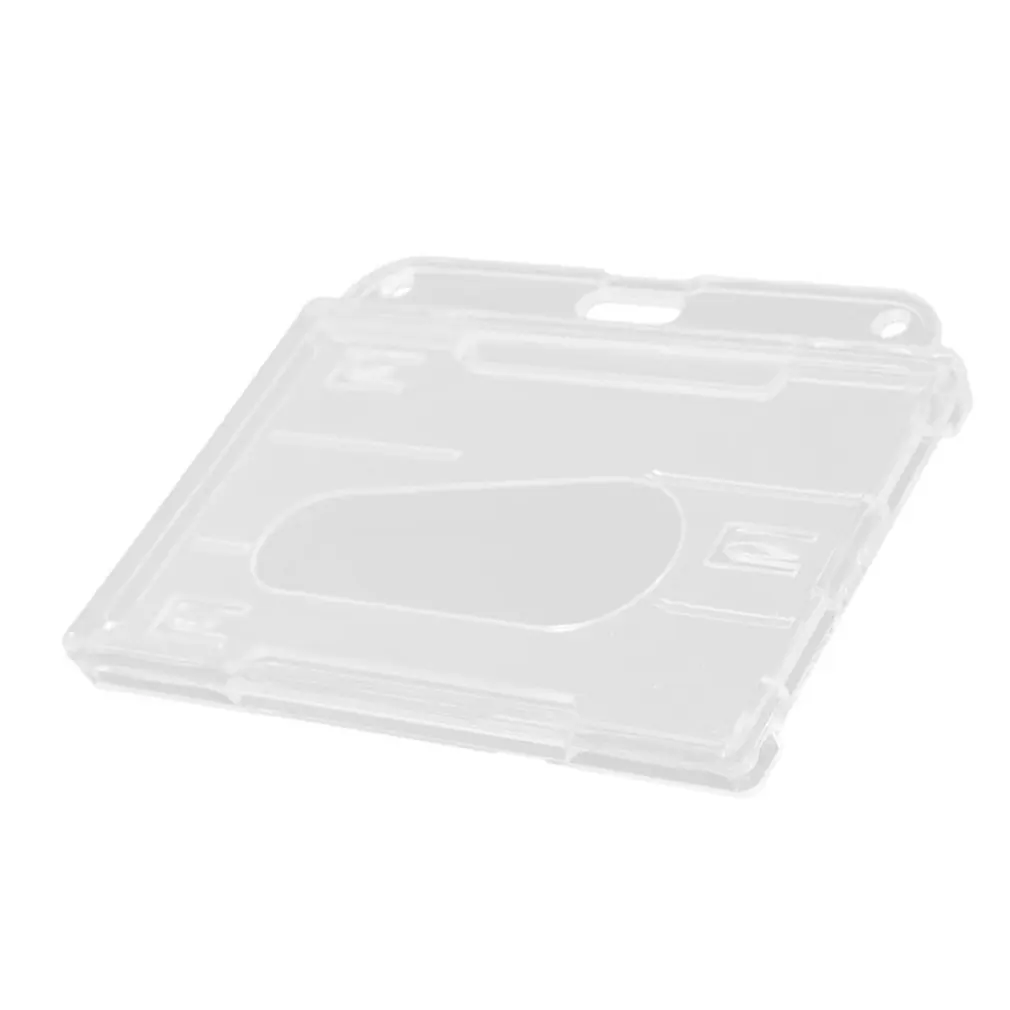 1pcs Double-faced Card Holder Clear Horizontal ID Badge Holders Card Cover Transparent Easy Access Thumb Notch Hard Plastic
1pcs Double-faced Card Holder Clear Horizontal ID Badge Holders Card Cover Transparent Easy Access Thumb Notch Hard Plastic