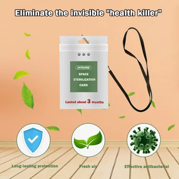 Germs Shut Out Space Air Sterilization Card Disinfection Sterilization Lanyard Protection Card Deodorant Sterilize Card
Germs Shut Out Space Air Sterilization Card Disinfection Sterilization Lanyard Protection Card Deodorant Sterilize Card