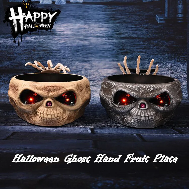 Halloween Candy Bowl Skull with Animated Hand Electric Props Decoration for Party Home Tables MYDING
Halloween Candy Bowl Skull with Animated Hand Electric Props Decoration for Party Home Tables MYDING