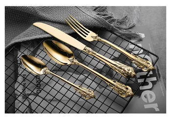Pcs Gold Stainless Steel Portable Reusable Cutlery Set Gold Silverware Fork Spoon Knife Set Travel Utensil Tableware Set II50DCS
Pcs Gold Stainless Steel Portable Reusable Cutlery Set Gold Silverware Fork Spoon Knife Set Travel Utensil Tableware Set II50DCS