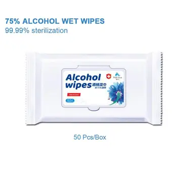 1 bag 50Pcs Alcohol Prep Pads/Disposable Alcohol Wipes 75% Alcohol Sheet for Skin Cleaning Care Jewelry Mobile Phone Clean
1 bag 50Pcs Alcohol Prep Pads/Disposable Alcohol Wipes 75% Alcohol Sheet for Skin Cleaning Care Jewelry Mobile Phone Clean