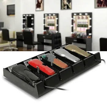 Salon Barber Clipper Tray Anti-slip Salon Clippers Organizer Razor Case with 5 Slots Professional Hair Trimmer Holder Hair Salon 
Salon Barber Clipper Tray Anti-slip Salon Clippers Organizer Razor Case with 5 Slots Professional Hair Trimmer Holder Hair Salon
