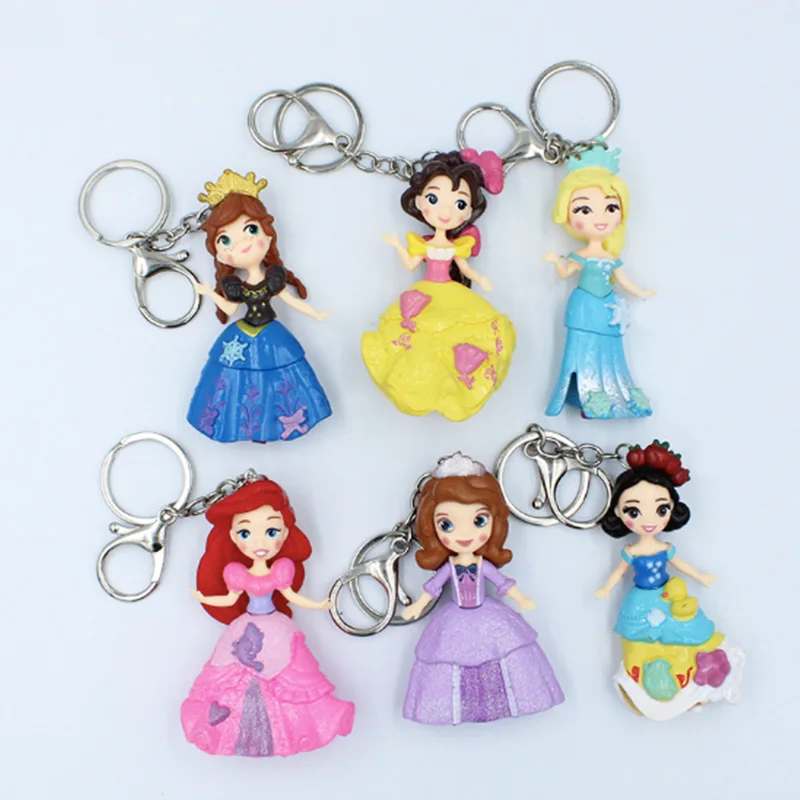 6pcs/set 8.5cm Princess Doll Keychain Tinkerbell Princess doll toy Collection Figure Key Chain
6pcs/set 8.5cm Princess Doll Keychain Tinkerbell Princess doll toy Collection Figure Key Chain