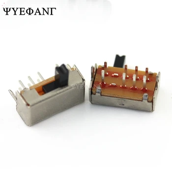 10Pcs SK23D07 8 Pin PCB 3 Position 2P3T DP3T Miniature Slide Switch Side Knob SK23D07VG5 Handle high 5mm
10Pcs SK23D07 8 Pin PCB 3 Position 2P3T DP3T Miniature Slide Switch Side Knob SK23D07VG5 Handle high 5mm