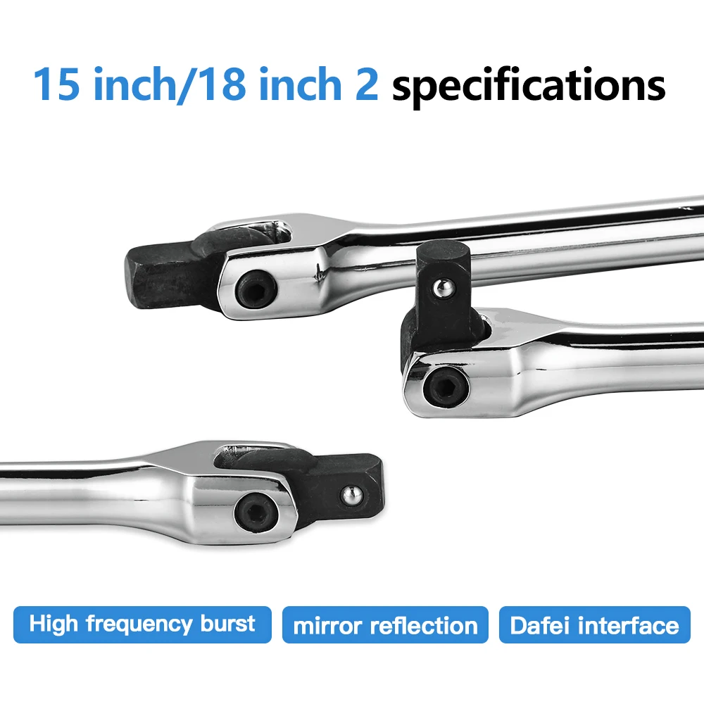 Generic (18 Inch)Socket Torque Wrench 1/2 F Rod 18" Long Force Bar