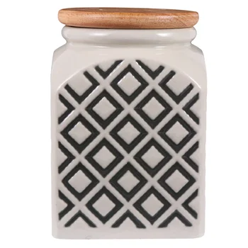 Checkered Pattern Grain Canister Food Kitchen Sealed Storage Container Empty Storage Jar for Loose Tea Coffee Bean Dried Fruit w
Checkered Pattern Grain Canister Food Kitchen Sealed Storage Container Empty Storage Jar for Loose Tea Coffee Bean Dried Fruit w