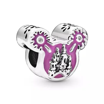 2020 New 925 Sterling Silver Bead Red Purple Enamel Mickey Mouse Charms Fit Original Pandora Bracelet Necklace Women DIY Jewelry
2020 New 925 Sterling Silver Bead Red Purple Enamel Mickey Mouse Charms Fit Original Pandora Bracelet Necklace Women DIY Jewelry