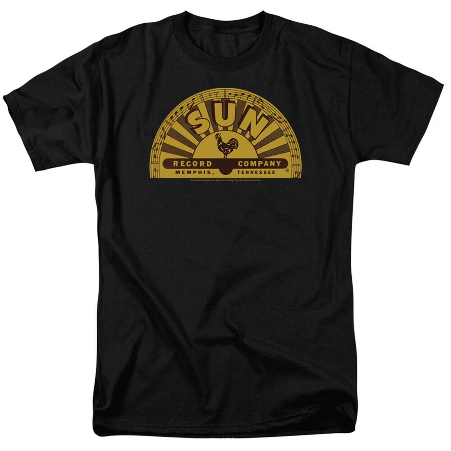 Sun Records традиционный логотип лицензионный для взрослых Футболка мужская женская