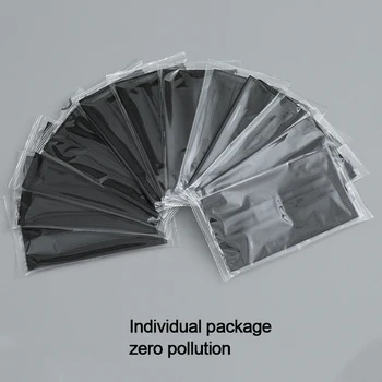 100 Pcs Disposable Face Masks 3 Layers Individual Package Black White Blue for Adult Men Women
100 Pcs Disposable Face Masks 3 Layers Individual Package Black White Blue for Adult Men Women
