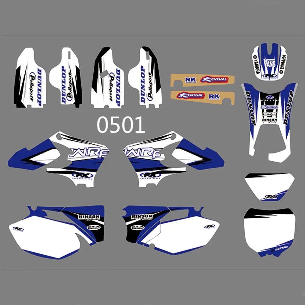 Full Graphics Decals Stickers Kit Custom Number Name Glossy Stickers Waterproof for YAMAHA WR250F WR450F 2005-2006
Full Graphics Decals Stickers Kit Custom Number Name Glossy Stickers Waterproof for YAMAHA WR250F WR450F 2005-2006