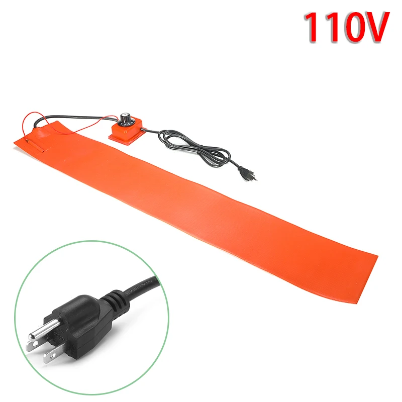 

Silicone Rubber 15x91.5cm 110V, 220V 1200W Silicone Heating Pad For Guitar Side Bending W/ Controller