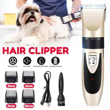 Rechargeable Hair Trimmer Grooming Clippers Low-noise Groomer Cutter Electric Scissor Pets Haircut Machine For Pet Dog Cat
Rechargeable Hair Trimmer Grooming Clippers Low-noise Groomer Cutter Electric Scissor Pets Haircut Machine For Pet Dog Cat