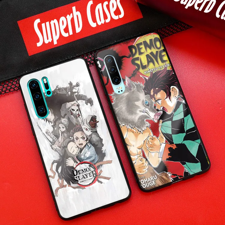 Чехол для телефона Demon Slayer Kimetsu no Yaiba мягкий силиконовый стеклянный чехол Huawei Honor V