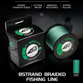 

LMAIDE 8 Strands Braided Fishing Line Super Strong multifilament PE assist line 150/300m 8wire multifilament fishing line wicker