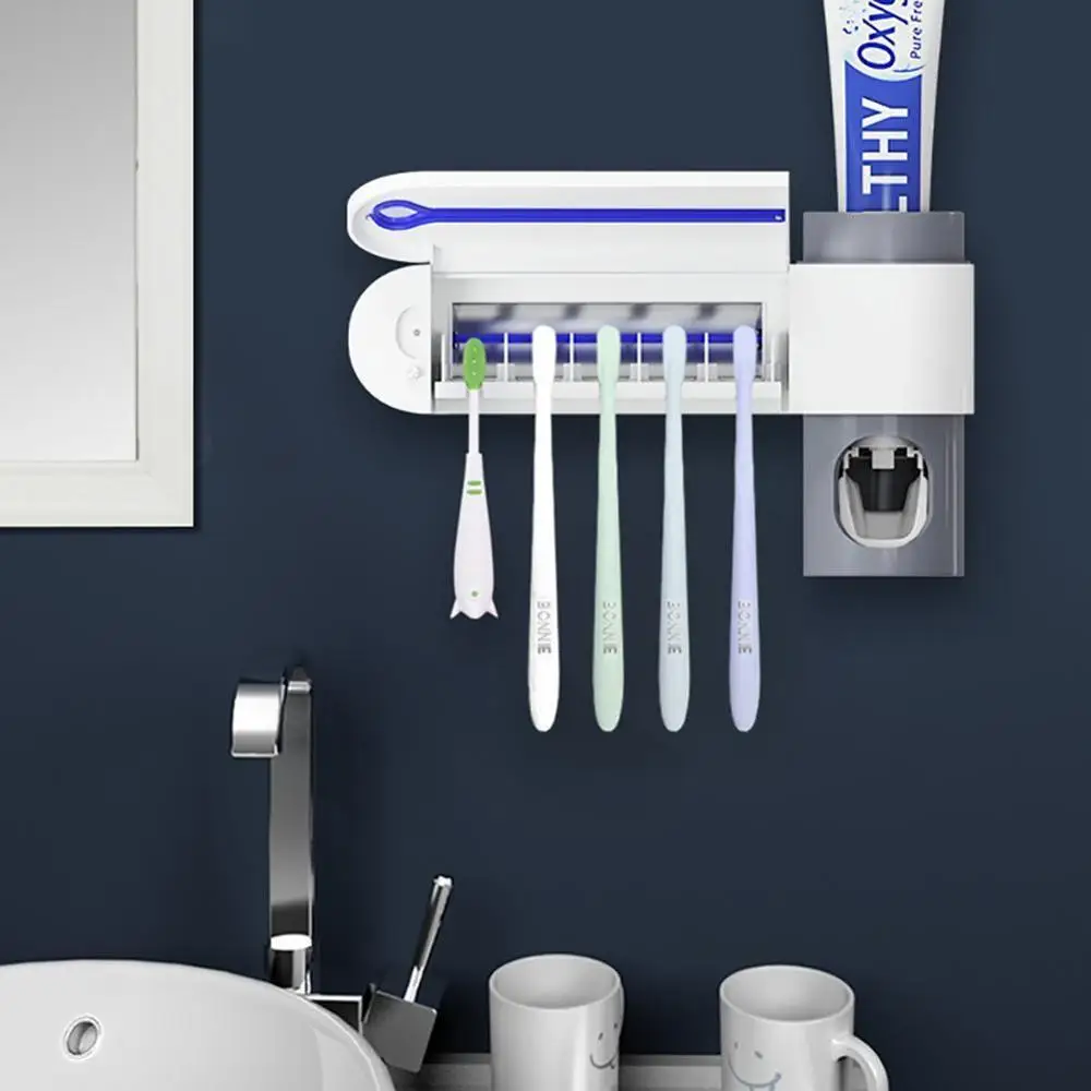 Ultraviolet Toothbrush Holder Sterilizer 5 Toothbrush Slot 2 In 1 Toothbrush Holder Automatic Toothpaste Squeezers Home Bathroom
Ultraviolet Toothbrush Holder Sterilizer 5 Toothbrush Slot 2 In 1 Toothbrush Holder Automatic Toothpaste Squeezers Home Bathroom