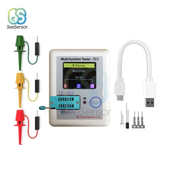 LCR-TC1 160*128 Colorful Display Multifunctional TFT Backlight Transistor Tester Multimeter Diode Triode Capacitor Resistor
LCR-TC1 160*128 Colorful Display Multifunctional TFT Backlight Transistor Tester Multimeter Diode Triode Capacitor Resistor