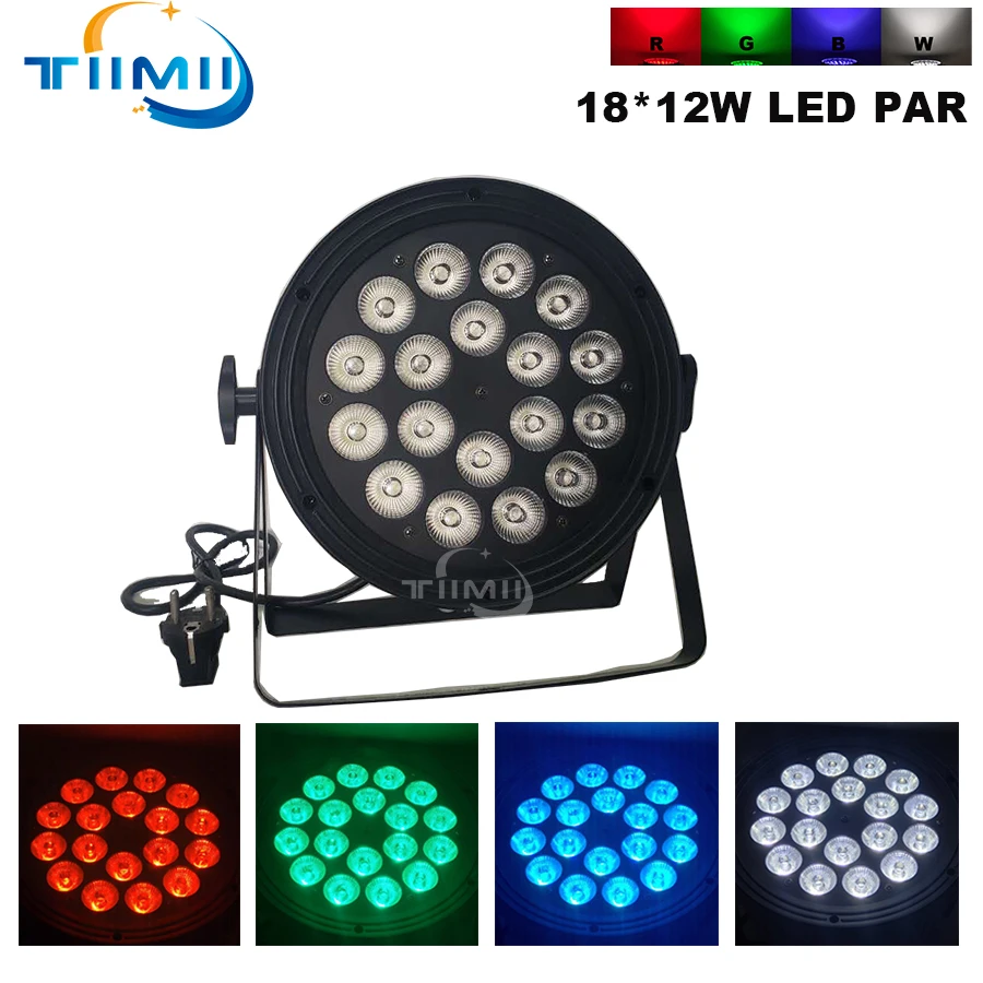 LED Flat Par 18*12W Lighting RGBW4IN1 LED Par Light Strobe DMX Controller Party Dj Disco Bar Strobe Dimming Effect Projector
LED Flat Par 18*12W Lighting RGBW4IN1 LED Par Light Strobe DMX Controller Party Dj Disco Bar Strobe Dimming Effect Projector