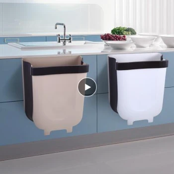 Wall Mounted Folding Waste Bin Kitchen Cabinet Door Hanging Trash Bin Garbage Car Trash Can Foldable Cleaning Accessories
Wall Mounted Folding Waste Bin Kitchen Cabinet Door Hanging Trash Bin Garbage Car Trash Can Foldable Cleaning Accessories