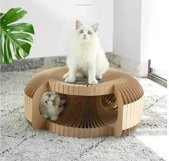 New corrugated paper tunnel cat nest DIY paper plastic cat nest cat claw board cat toys pet supplies tunnels for cats house
New corrugated paper tunnel cat nest DIY paper plastic cat nest cat claw board cat toys pet supplies tunnels for cats house