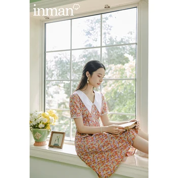 INAMN 2020 Summer New Arrival Retro Style Single-breasted Turn-down Collar Romantic Shivering Oil Paintings Style Dress
INAMN 2020 Summer New Arrival Retro Style Single-breasted Turn-down Collar Romantic Shivering Oil Paintings Style Dress