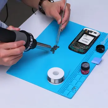 Insulation Pad Heat Resistant Soldering Station Silicon Soldering Mat Work Pad Desk Platform Soldering Repair Station
Insulation Pad Heat Resistant Soldering Station Silicon Soldering Mat Work Pad Desk Platform Soldering Repair Station