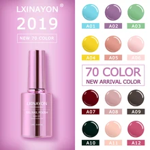 Lxinayon 젤 네일 폴리쉬 젤 바니시 세미 퍼머넌트 opies 젤 폴리쉬 네일 아트 디자인 매니큐어 uv 젤 네일 폴란드어 래커(China)