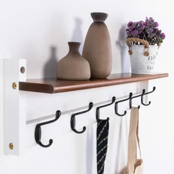 Hanger wall hanging coat rack creative solid wood bedroom clothes rack porch multifunctional hook rack
Hanger wall hanging coat rack creative solid wood bedroom clothes rack porch multifunctional hook rack