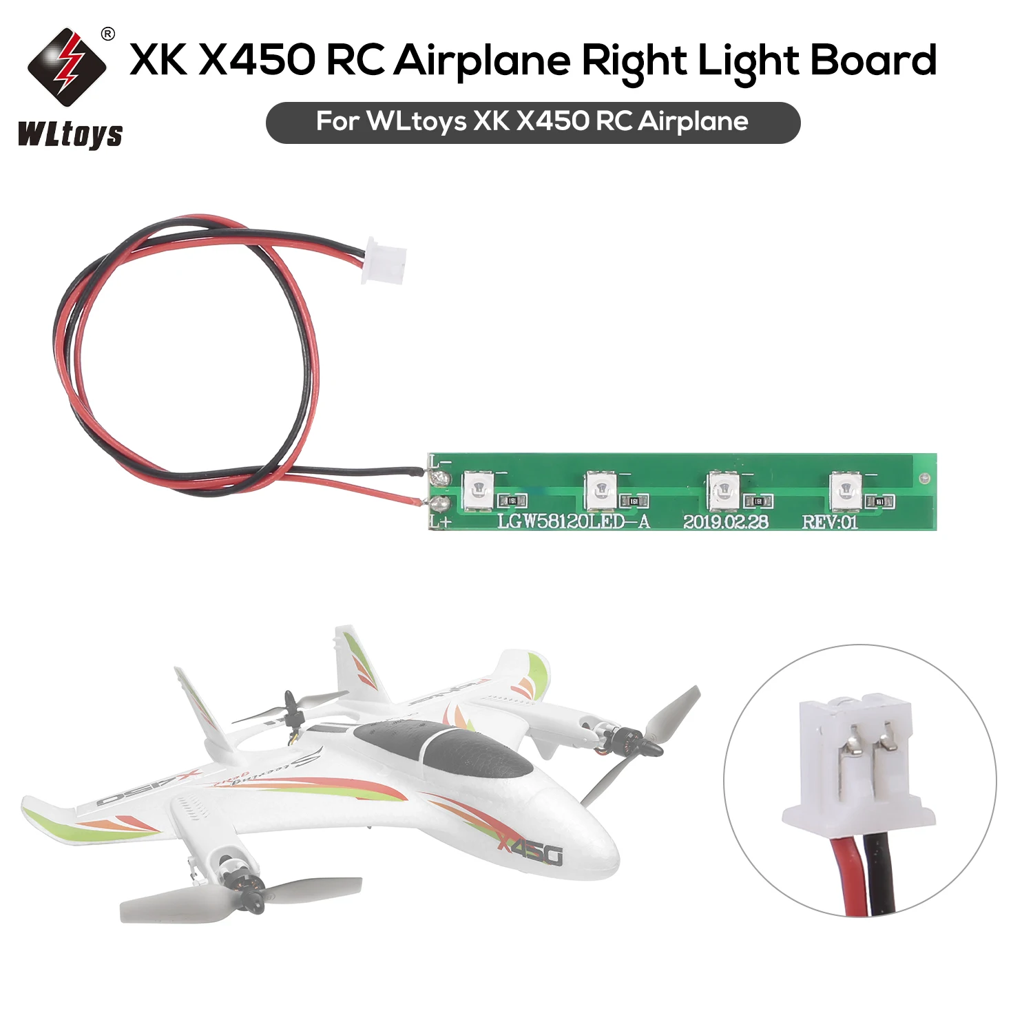 WLtoys XK X450 Left Right Light Board RC Drone Parts for WLtoys XK X450 RC Airplane Aircraft Helicopter Fixed Wing
WLtoys XK X450 Left Right Light Board RC Drone Parts for WLtoys XK X450 RC Airplane Aircraft Helicopter Fixed Wing