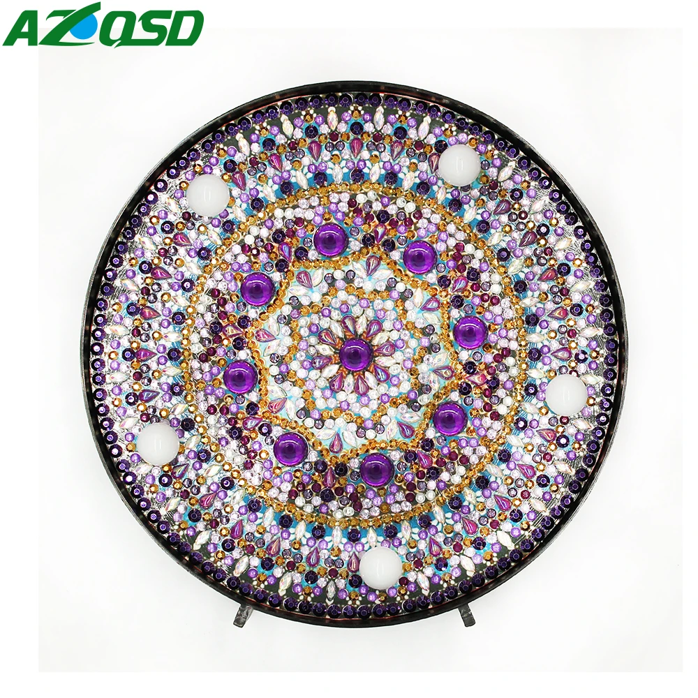 AZQSD Round Circle Mandala Diy Diamond Painting Led Light Lamp On The Table Round Shinny Beads Flower Handmade Gift
AZQSD Round Circle Mandala Diy Diamond Painting Led Light Lamp On The Table Round Shinny Beads Flower Handmade Gift