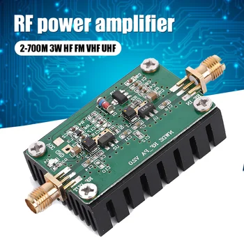 2-700M 3W HF FM VHF UHF FM Transmitter Broadband RF Power Amplifier Digital Accessory JHP-Best
2-700M 3W HF FM VHF UHF FM Transmitter Broadband RF Power Amplifier Digital Accessory JHP-Best