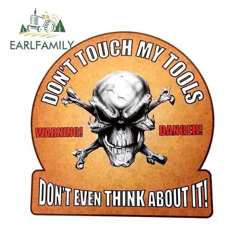 EARLFAMILY 13cm x 12.8cm for DON'T TOUCH MY TOOLS Warning Danger DIY Fine Decal Funny Car Stickers Waterproof Anime Vinyl JDM
EARLFAMILY 13cm x 12.8cm for DON'T TOUCH MY TOOLS Warning Danger DIY Fine Decal Funny Car Stickers Waterproof Anime Vinyl JDM
