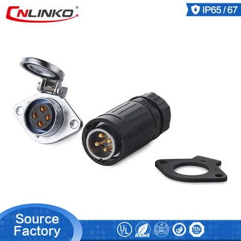 CNLINKO M20 YA Series 4Pin Female Plug Male Socket IP67 Waterproof Soldering Power Connector automatic metal spring cover
CNLINKO M20 YA Series 4Pin Female Plug Male Socket IP67 Waterproof Soldering Power Connector automatic metal spring cover