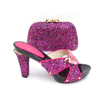 Hot Pink Wholesale Italian High Heels and Bag Matching Set Gold Blue Pink Party Wedding African Shoes and Bags Set Women Pumps
Hot Pink Wholesale Italian High Heels and Bag Matching Set Gold Blue Pink Party Wedding African Shoes and Bags Set Women Pumps