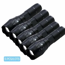 D2 5Pcs Powerful Tactical Flashlights LED Portable Camping Fishing Lamp 5 Modes Zoomable edc Torch Light Lanterns Self Defense
D2 5Pcs Powerful Tactical Flashlights LED Portable Camping Fishing Lamp 5 Modes Zoomable edc Torch Light Lanterns Self Defense