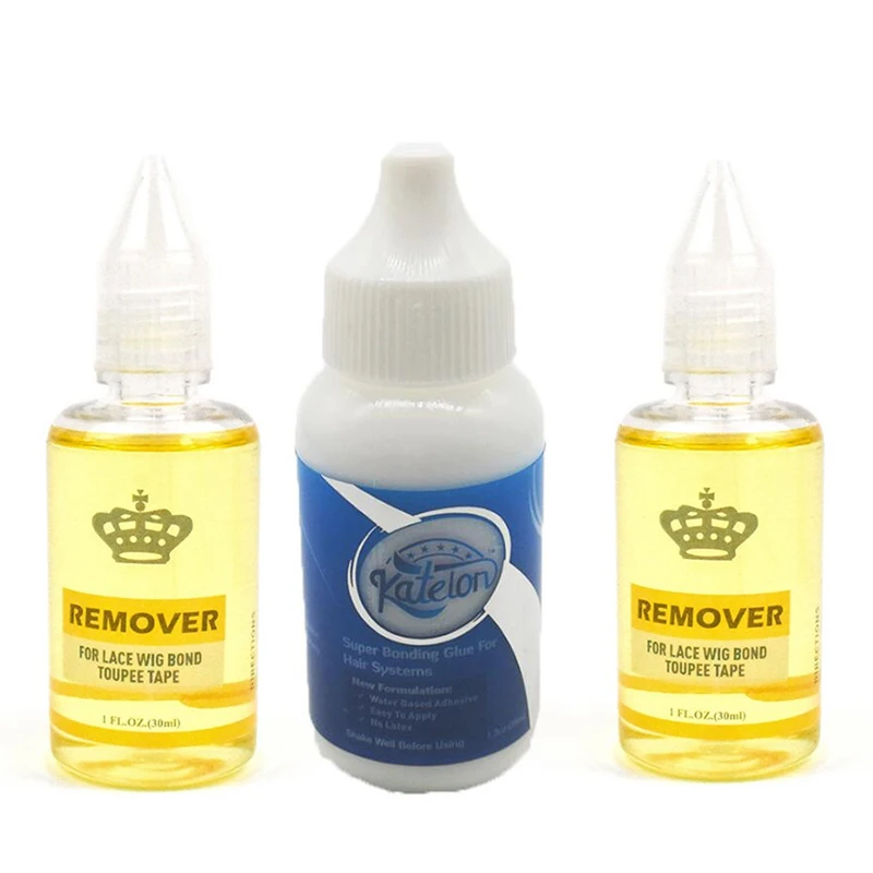 1.3 Oz 38 ml lace front wig glue Katelon super bonding glue with 1 Oz 30 ml yellow remover for Lace Wig
1.3 Oz 38 ml lace front wig glue Katelon super bonding glue with 1 Oz 30 ml yellow remover for Lace Wig