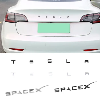 3D ABS Trunk Sticker Letter Emblem Styling for Tesla Logo ModelS ModelX Model 3 Roadster SpaceX Badge Auto Accessories
3D ABS Trunk Sticker Letter Emblem Styling for Tesla Logo ModelS ModelX Model 3 Roadster SpaceX Badge Auto Accessories