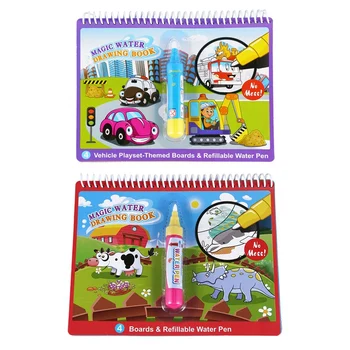 COOLPLAY 2 Pcs Magic Water Drawing Book Coloring Book Doodle with Magic Pen Painting Drawing Board for Kids Toys Toy Birthday Gi
COOLPLAY 2 Pcs Magic Water Drawing Book Coloring Book Doodle with Magic Pen Painting Drawing Board for Kids Toys Toy Birthday Gi